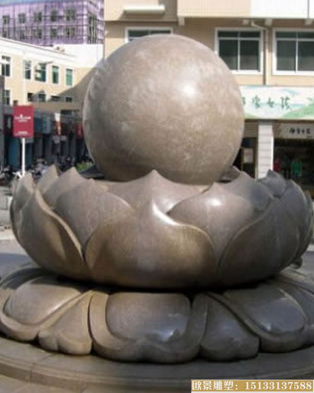 大型风水球制作  石雕风水球雕塑
